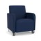 Lesro Siena Lounge Reception Guest Chair w/ Front Casters, 27 in W 29.5 in L 32.5 in H SN1101 - alternate 1